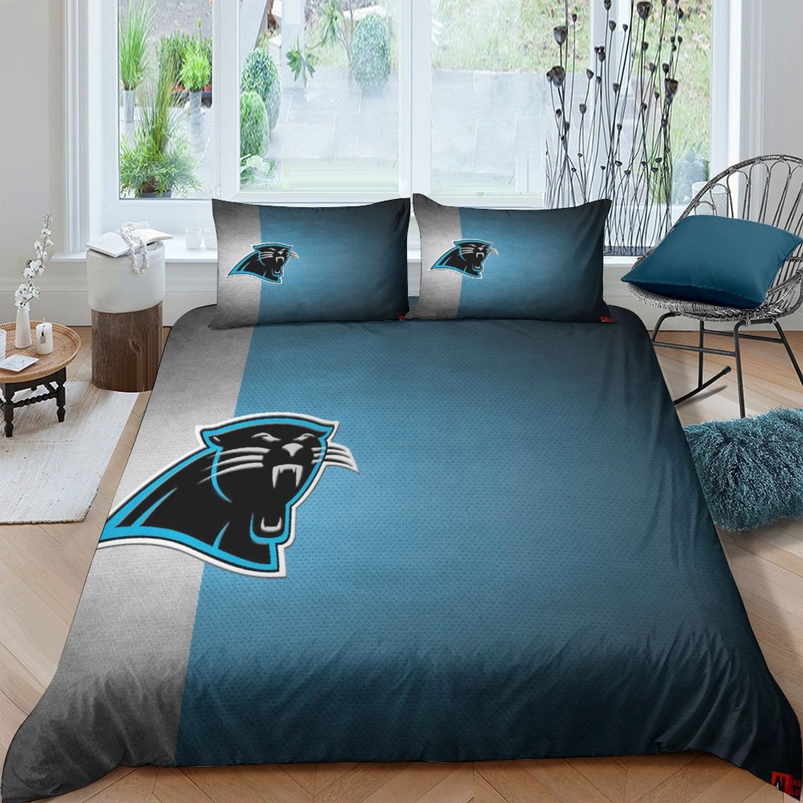 Carolina Panthers Bedding Set Duvet Cover Without Filler