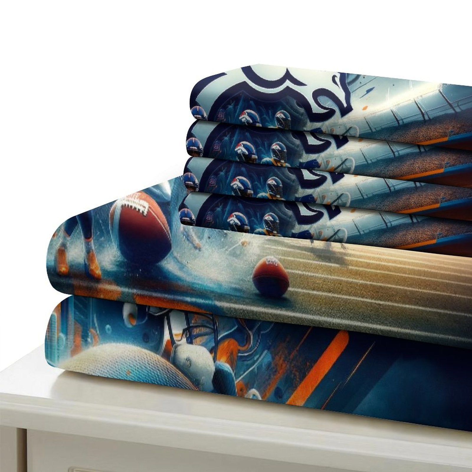 Denver Broncos Bedding Set Duvet Cover Without Filler