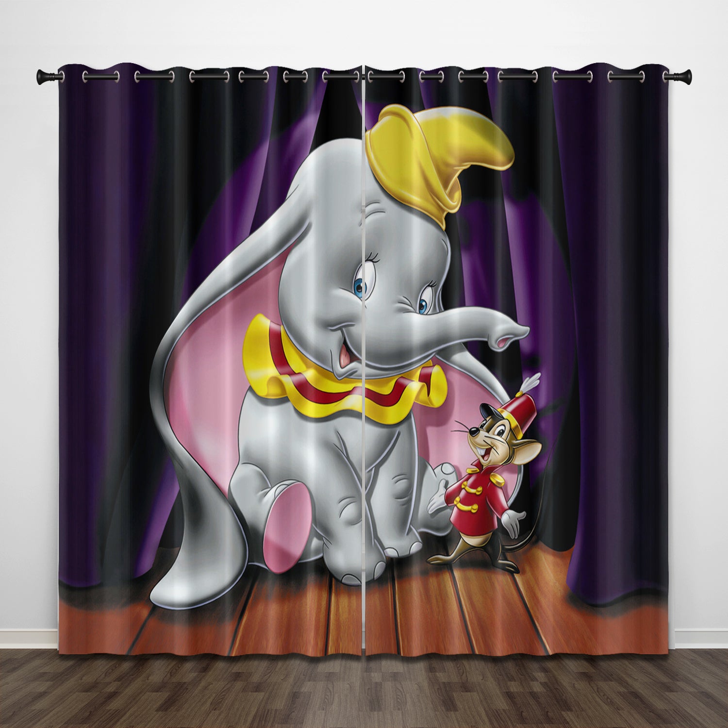 Dumbo Curtains Pattern Blackout Window Drapes