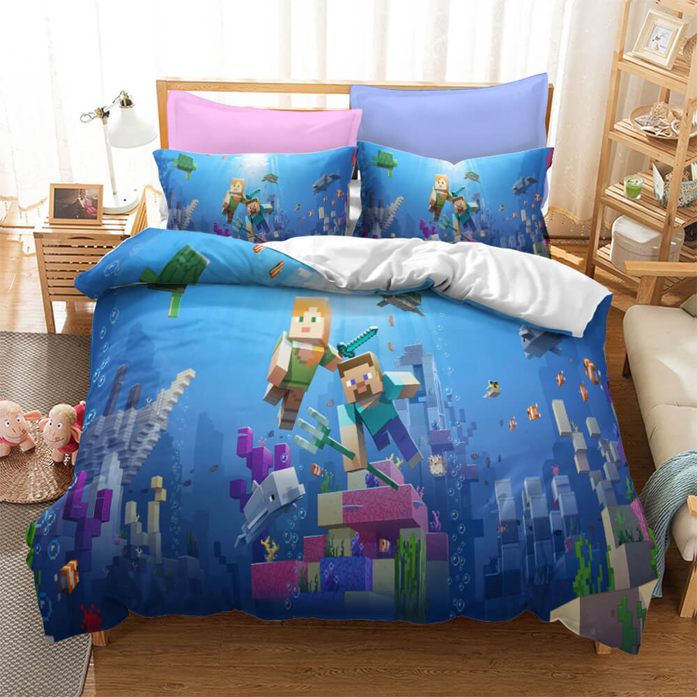 Minecraft Bedding Set UK Duvet Cover Bed Sets