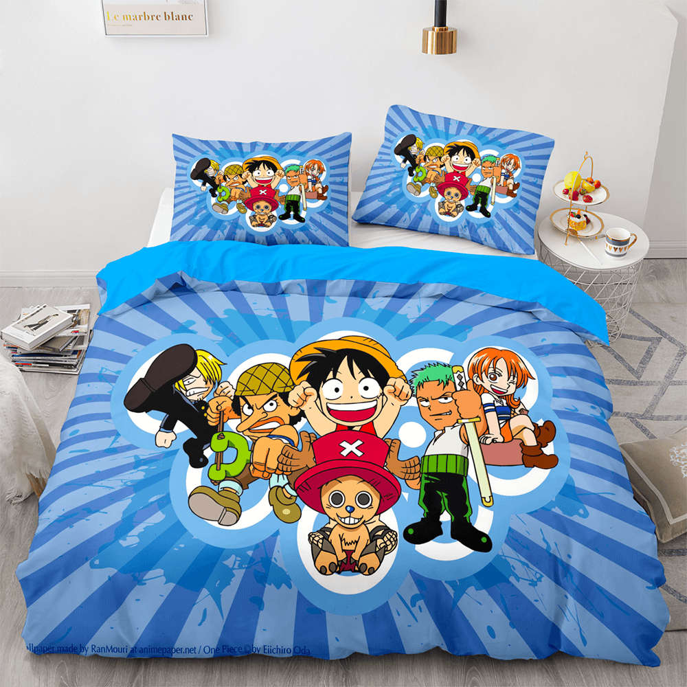 Anime One Piece UK Bedding Set Quilt Duvet Cover Cosplay Bed Sets