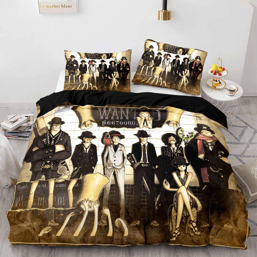 Anime One Piece UK Bedding Set Quilt Duvet Cover Cosplay Bed Sets
