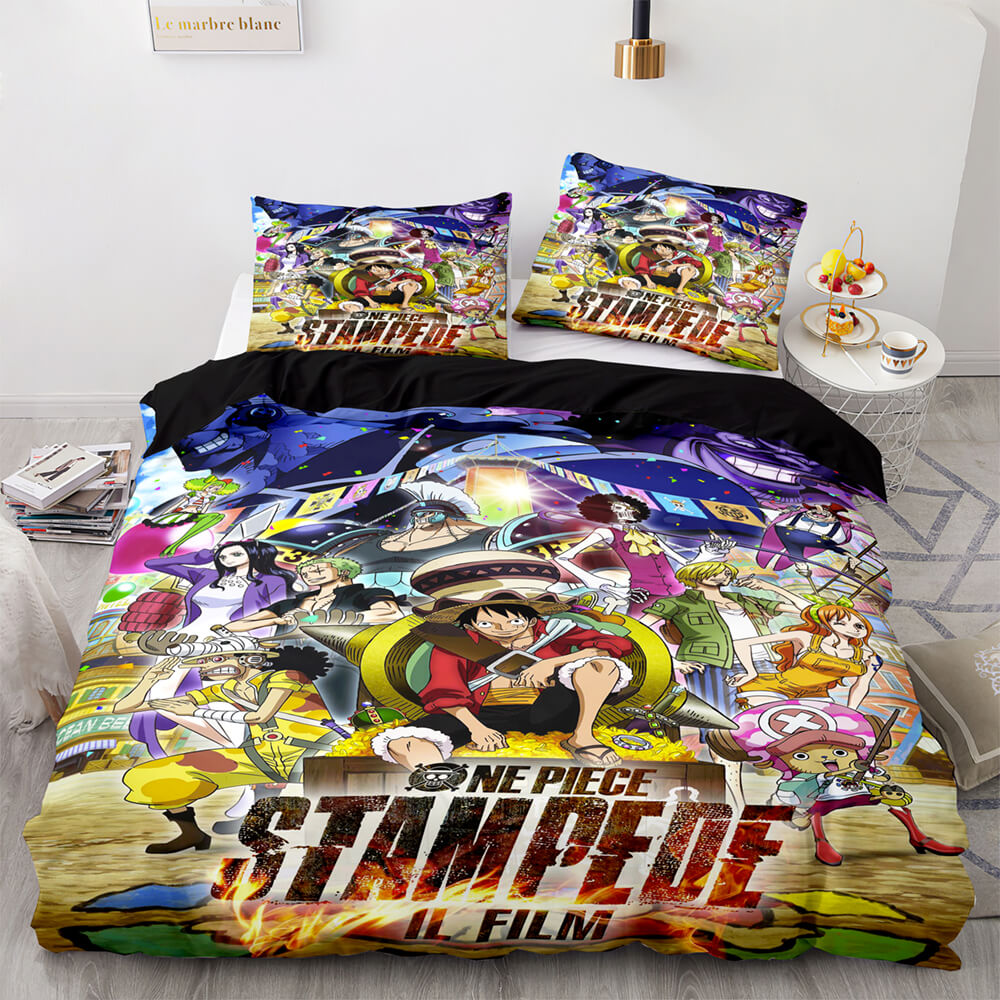 Anime One Piece UK Bedding Set Quilt Duvet Cover Cosplay Bed Sets