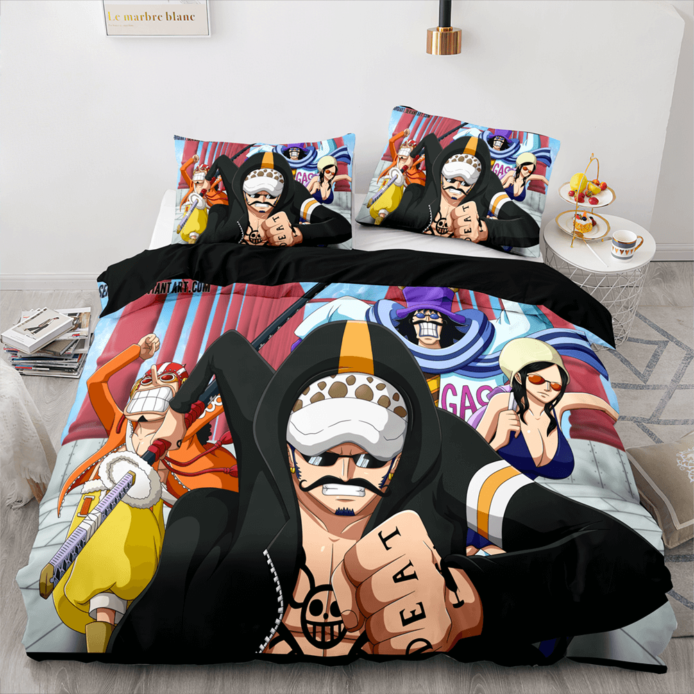 Anime One Piece UK Bedding Set Quilt Duvet Cover Cosplay Bed Sets