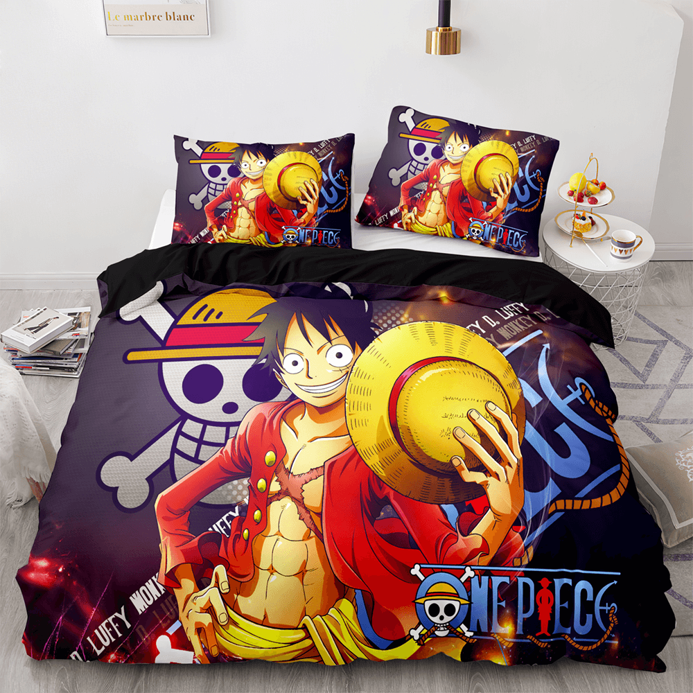 Anime One Piece UK Bedding Set Quilt Duvet Cover Cosplay Bed Sets