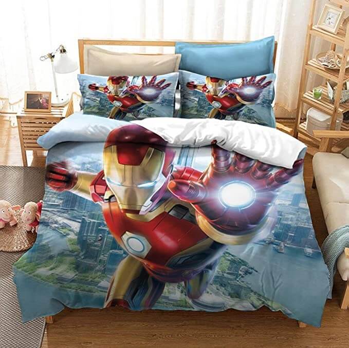 Parure de lit Avengers Iron Man Captain America