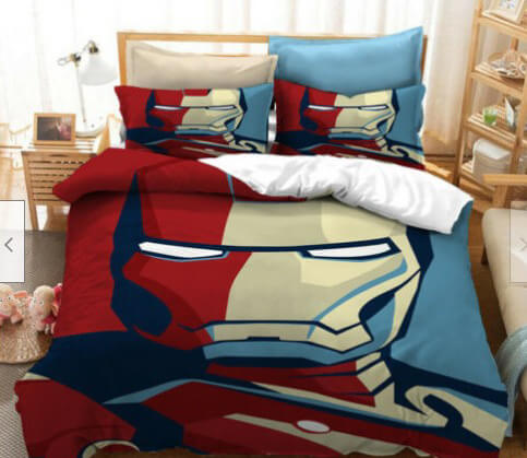 Parure de lit Avengers Iron Man Captain America