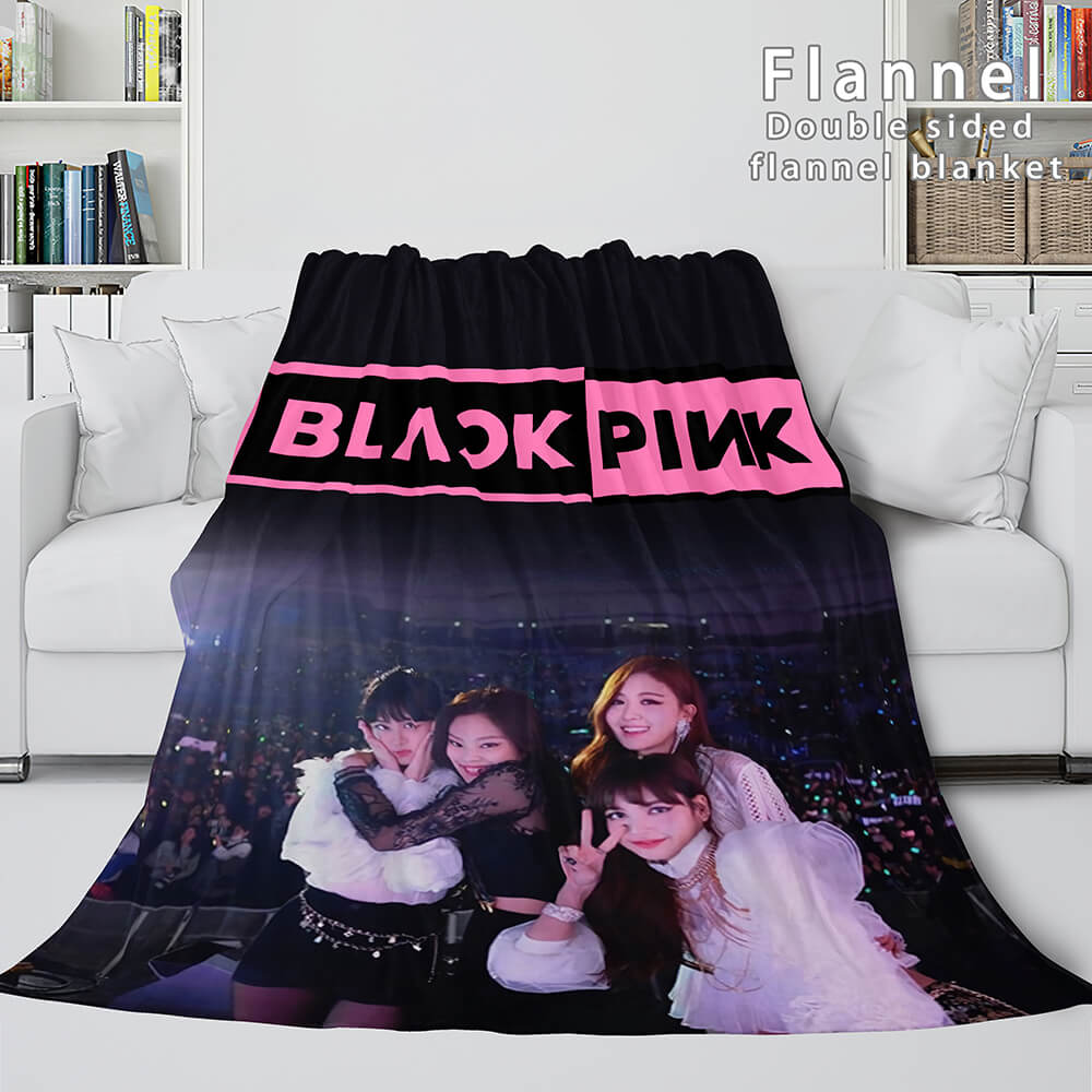 Couverture polaire en flanelle douce BLACKPINK Cosplay