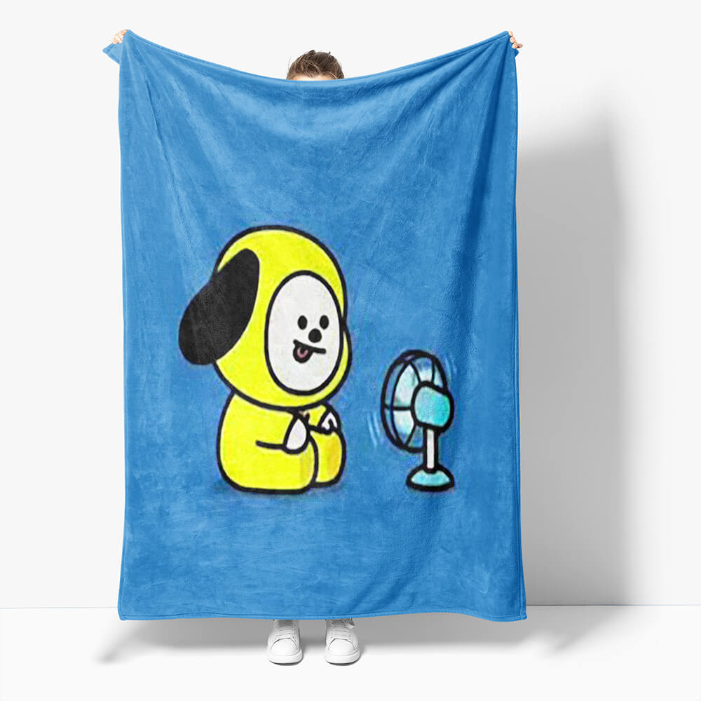BT21 Blanket Flannel Fleece Throw Cosplay Blanket Wrap Nap Blanket