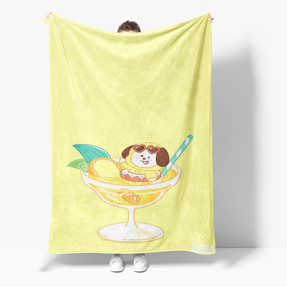 BT21 Blanket Flannel Fleece Throw Cosplay Blanket Wrap Nap Blanket