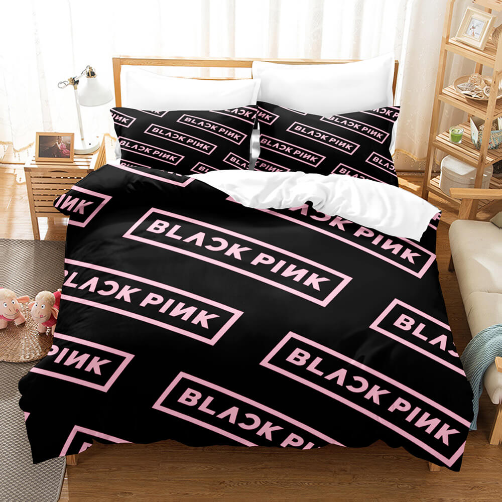 Ensemble de literie Blackpink Cosplay ensembles de housse de couette ensembles de draps de lit