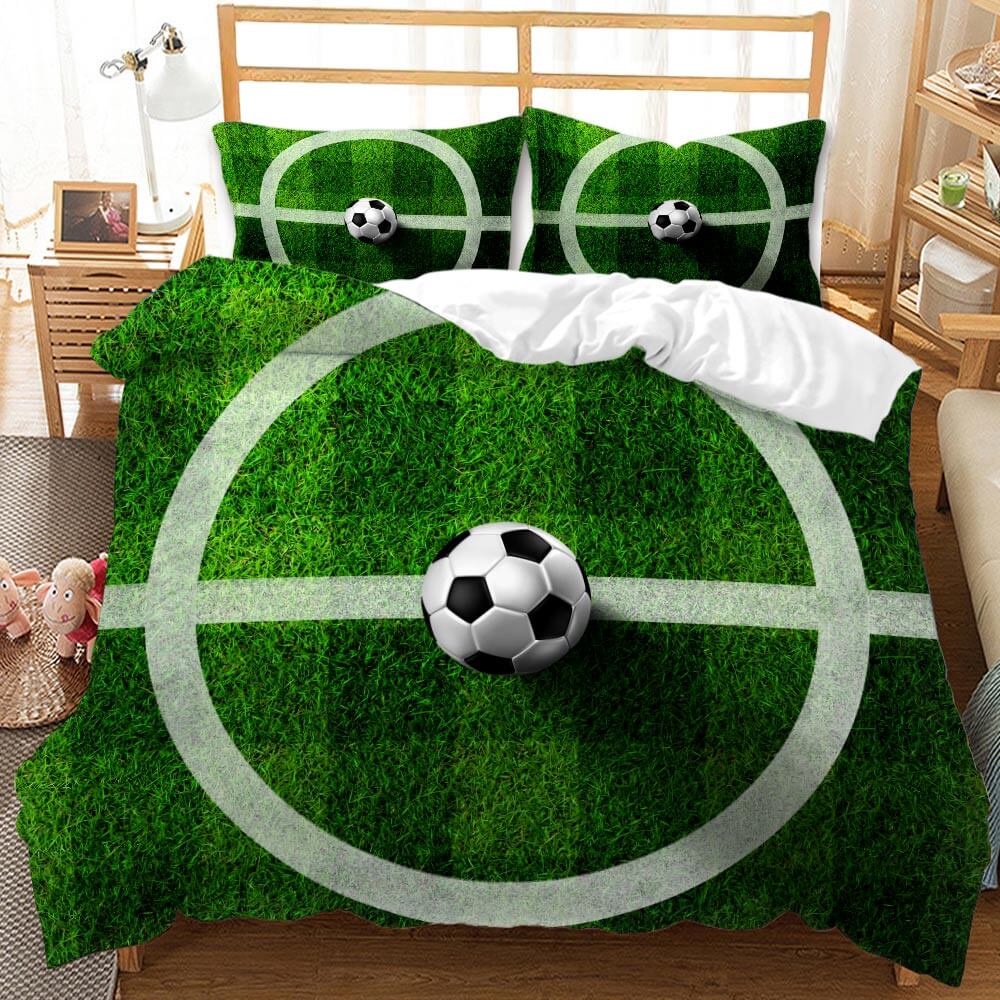 Football Pattern Bedding Set Duvet Cover Without Filler