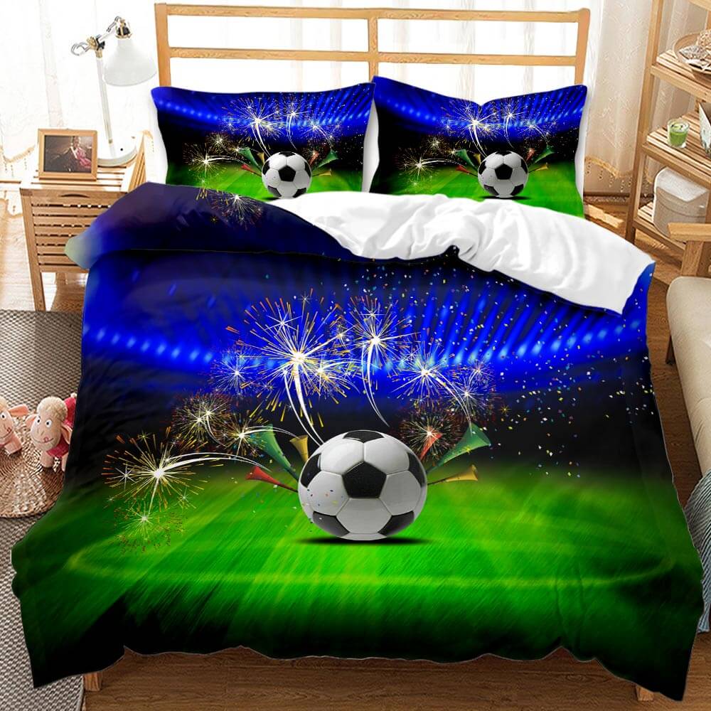 Football Pattern Bedding Set Duvet Cover Without Filler