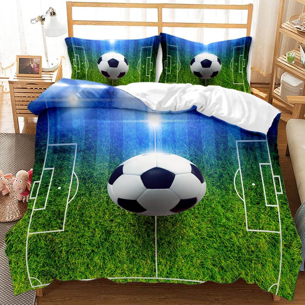 Football Pattern Bedding Set Duvet Cover Without Filler