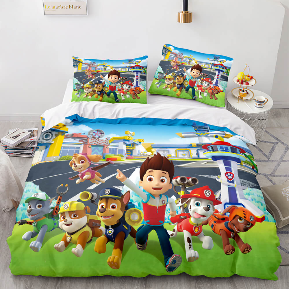 Ensemble de literie de dessin animé PAW Patrol housse de couette housse de couette enfants ensembles de lit présents