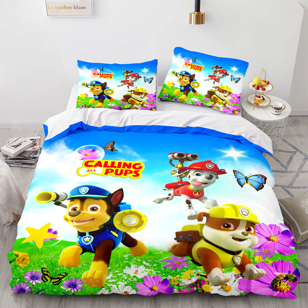 Ensemble de literie de dessin animé PAW Patrol housse de couette housse de couette enfants ensembles de lit présents