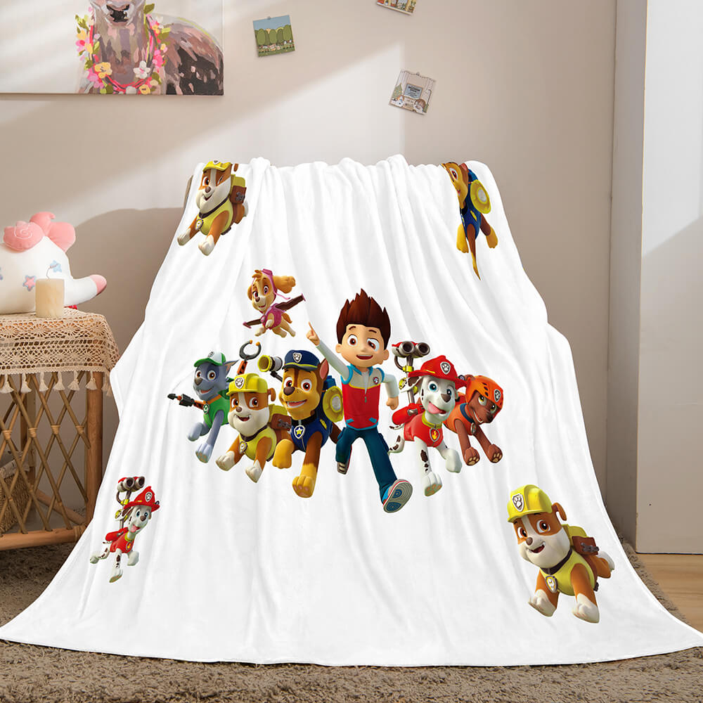 Dessins animés PAW Patrol couverture flanelle polaire couette jeter couverture Cosplay