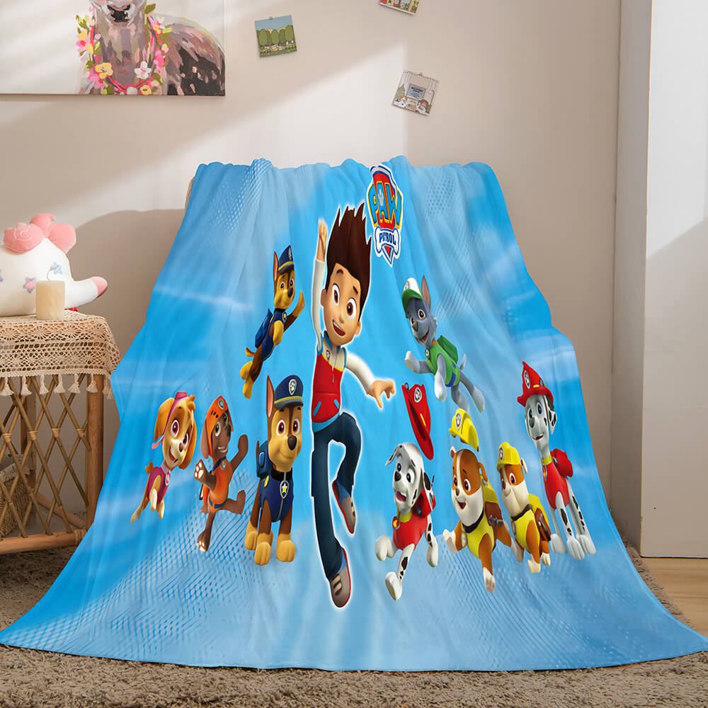 Dessins animés PAW Patrol couverture flanelle polaire couette jeter couverture Cosplay