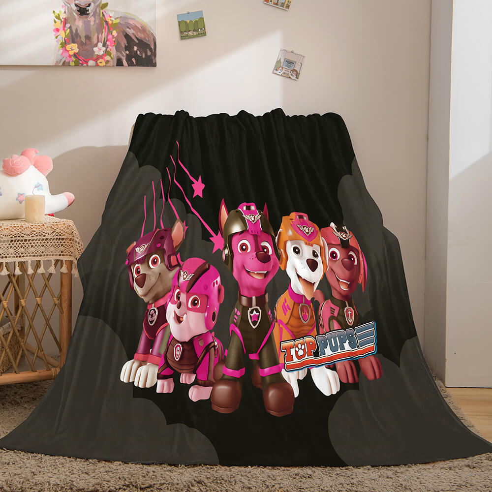 Dessins animés PAW Patrol couverture flanelle polaire couette jeter couverture Cosplay