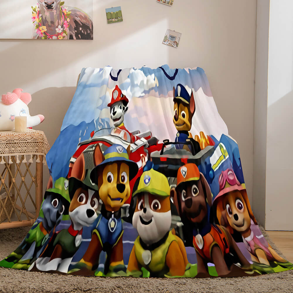Dessins animés PAW Patrol couverture flanelle polaire couette jeter couverture Cosplay