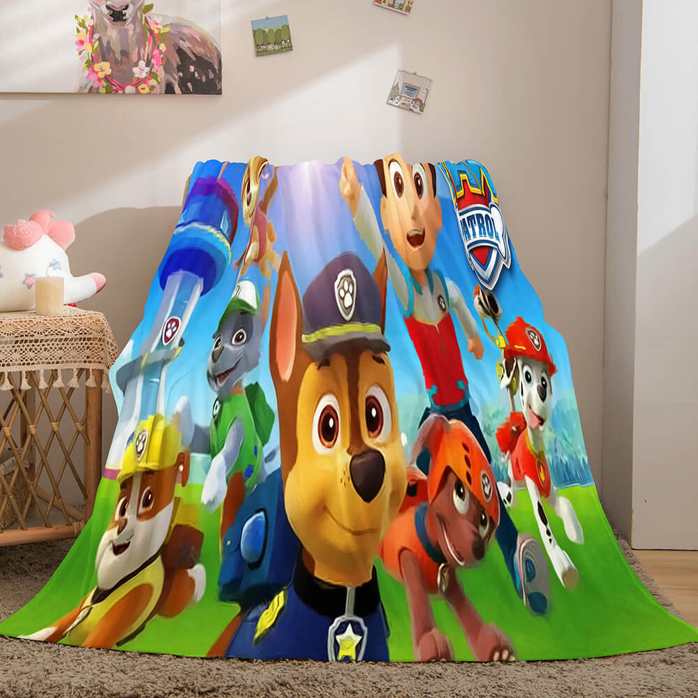 Dessins animés PAW Patrol couverture flanelle polaire couette jeter couverture Cosplay