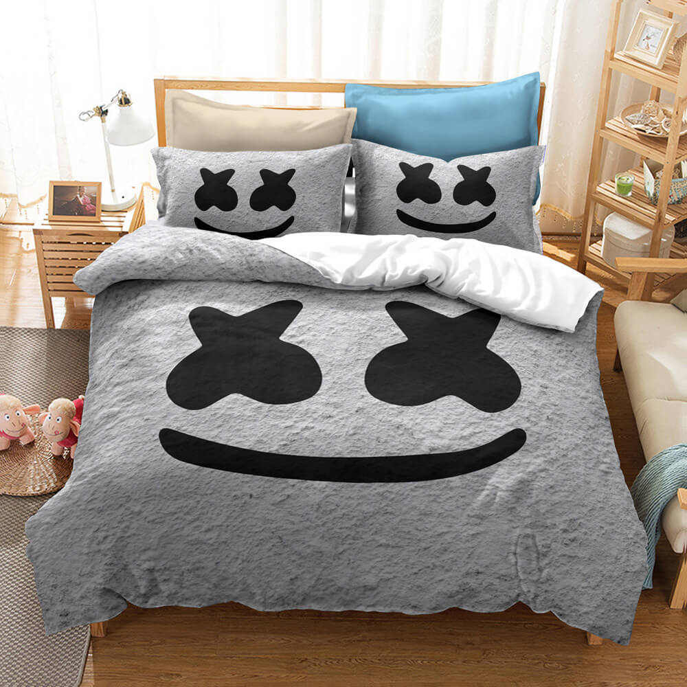 DJ Marshmello Cosplay Bedding Set Quilt Covers