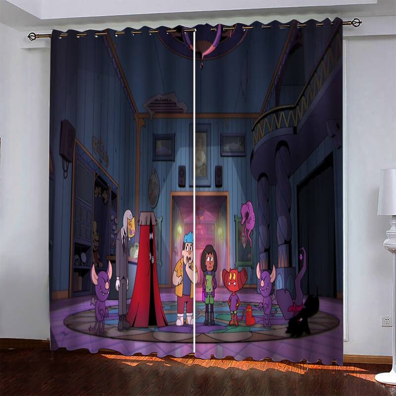 Panda Rideaux Blackout Fenêtre Traitements Rideaux pour la décoration de la chambre