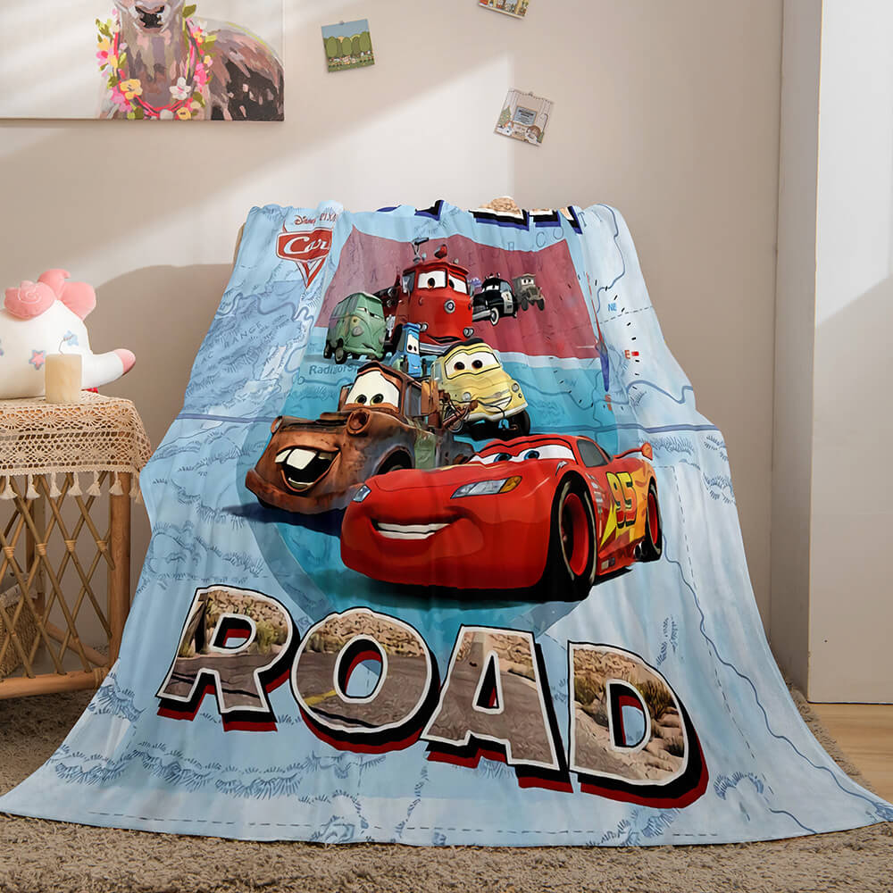 Disney Cars 2 Couverture polaire en flanelle Couvre-lit Cosplay Quily