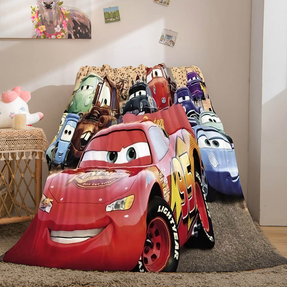Disney Cars 2 Couverture polaire en flanelle Couvre-lit Cosplay Quily