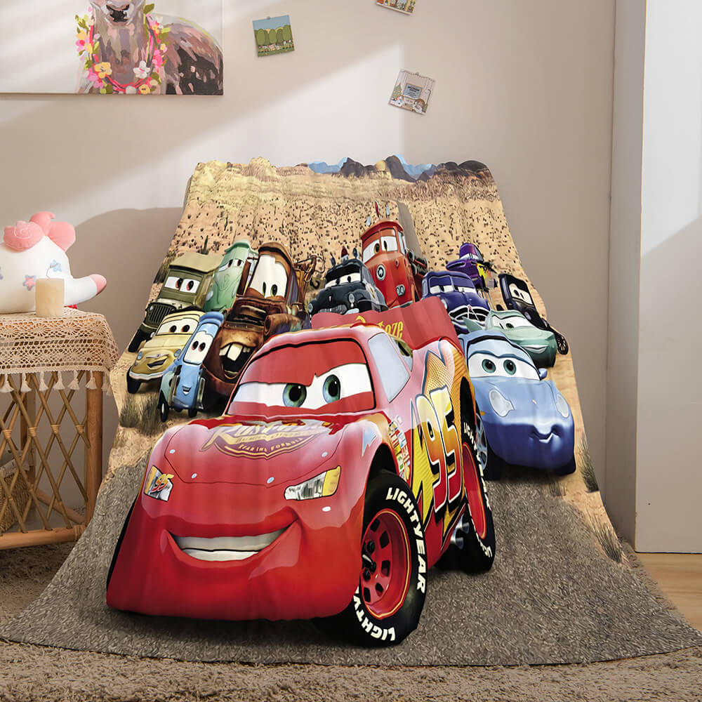 Disney Cars 2 Couverture polaire en flanelle Couvre-lit Cosplay Quily