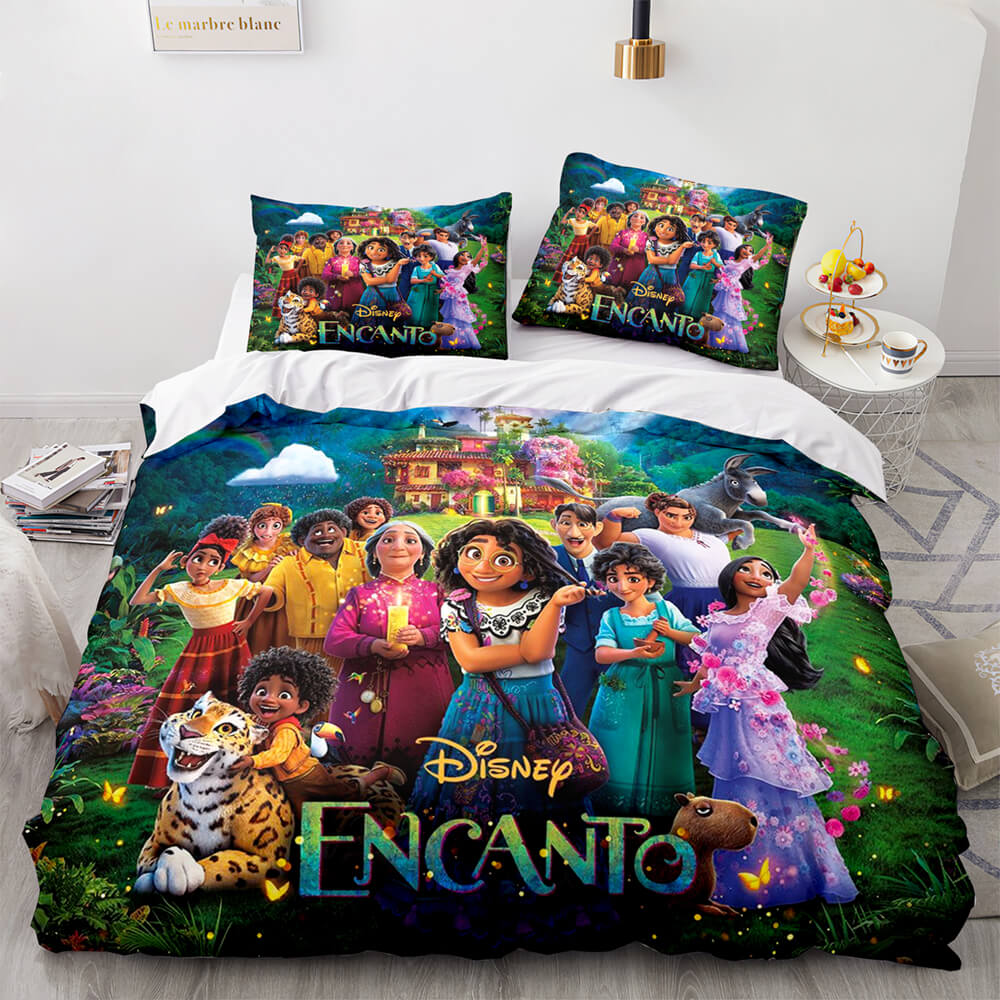 Parure de lit Disney Encanto The Madrigal Family Parure de lit avec housse de couette