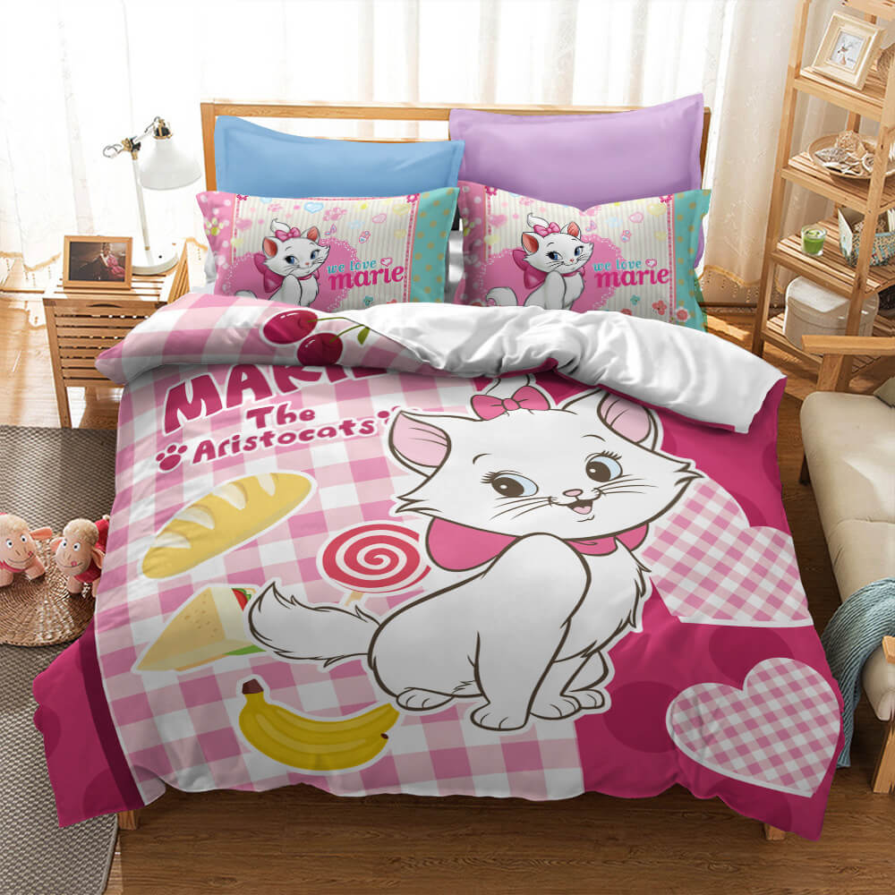 Disney Marie Cat Bedding Sets Pattern Quilt Cover Without Filler