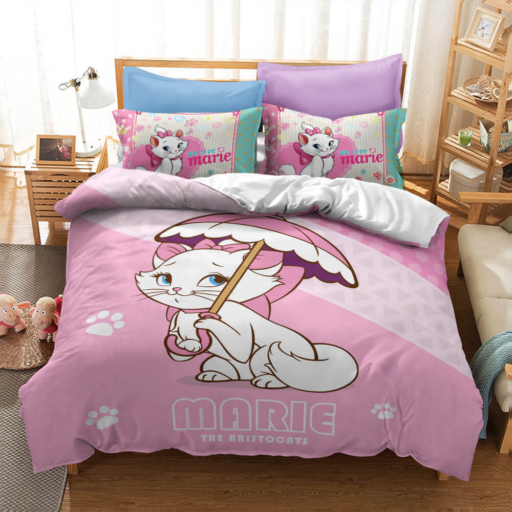 Disney Marie Cat Bedding Sets Pattern Quilt Cover Without Filler