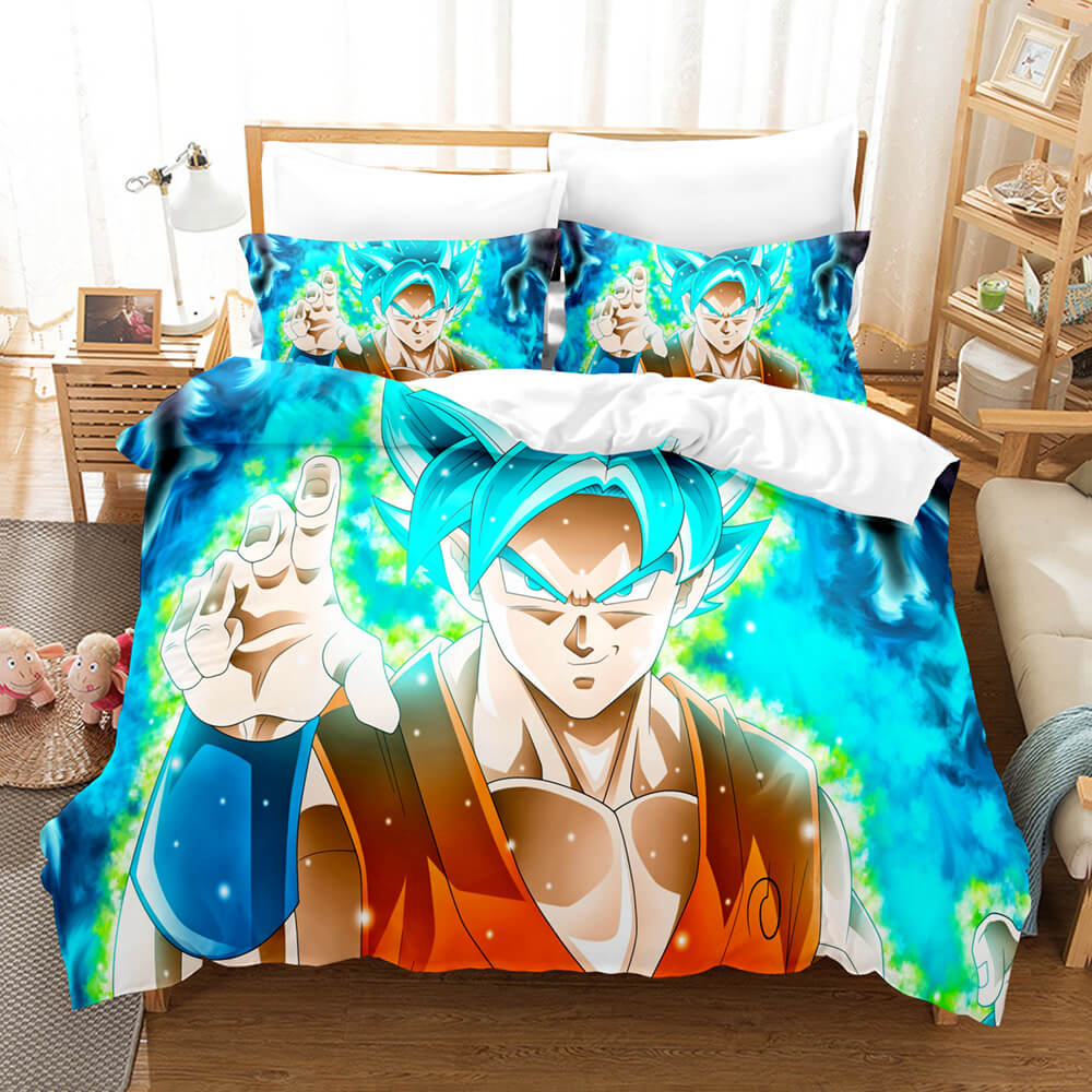 Ensemble de literie Dragon Ball Cosplay UK couette housses ensembles de draps de lit