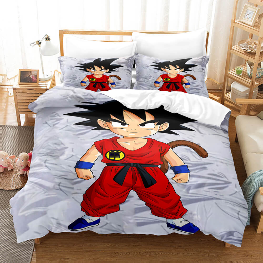 Ensemble de literie Dragon Ball Cosplay UK couette housses ensembles de draps de lit