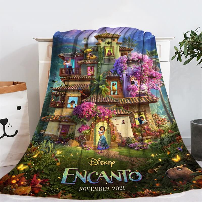 Encanto Couverture Cosplay Flanelle Jeté Décoration de Chambre