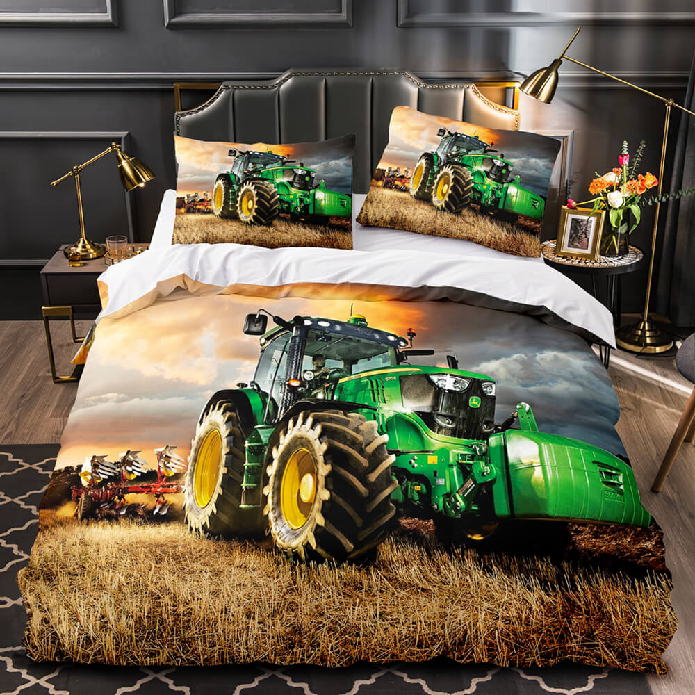 Ensemble de literie pour tracteur Farming Simulator Housses de couette Ensembles de draps