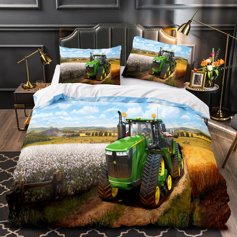 Ensemble de literie pour tracteur Farming Simulator Housses de couette Ensembles de draps
