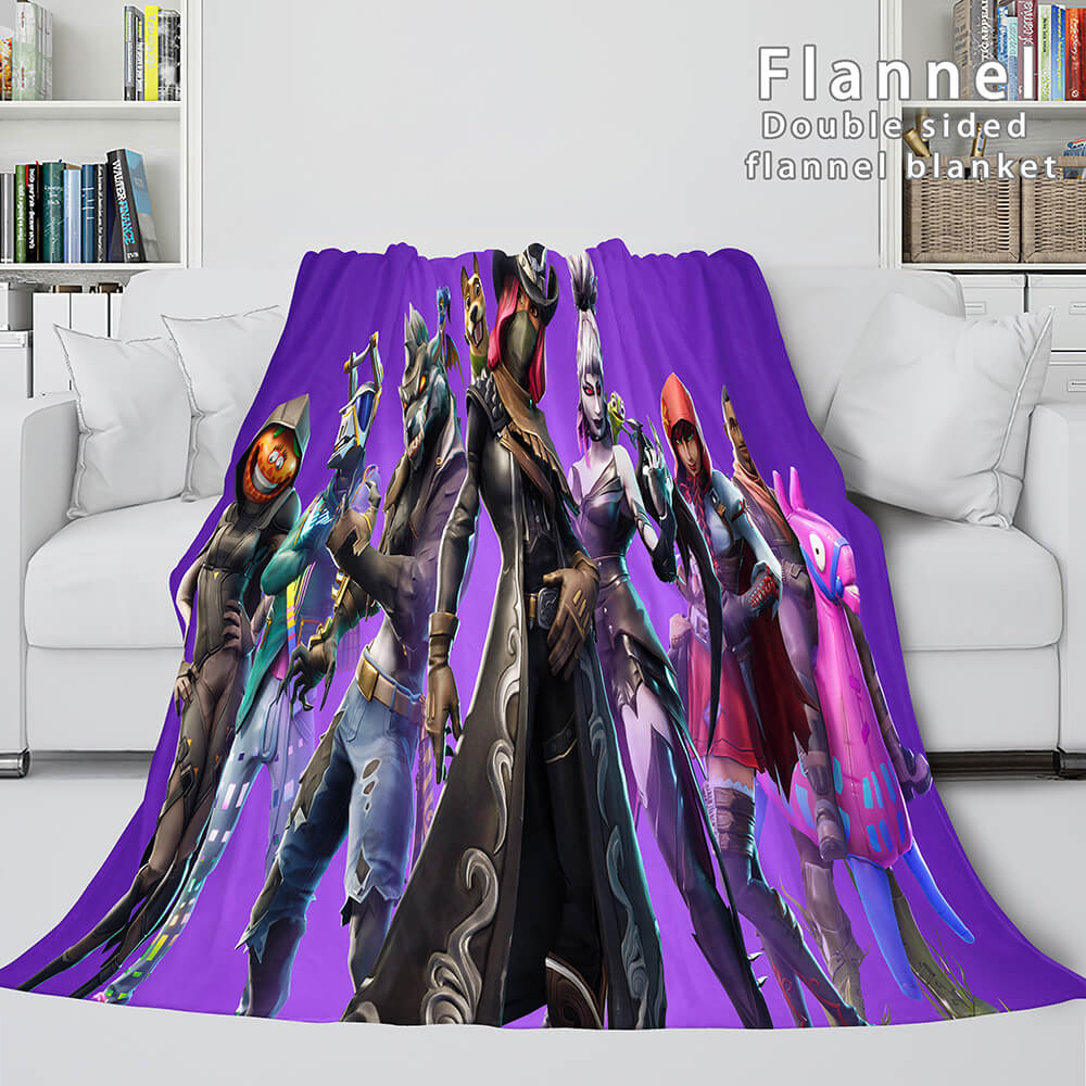 Couverture en flanelle de Fortnite Cosplay