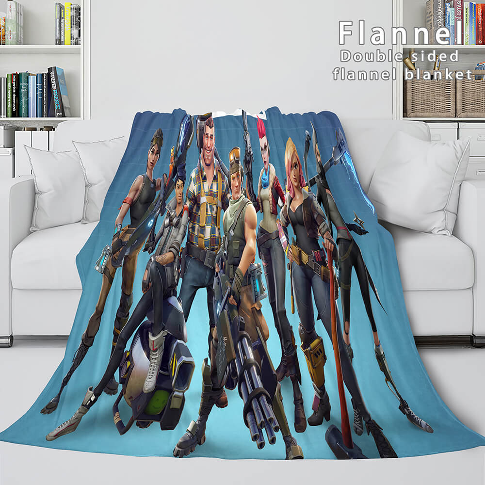 Couverture en flanelle de Fortnite Cosplay