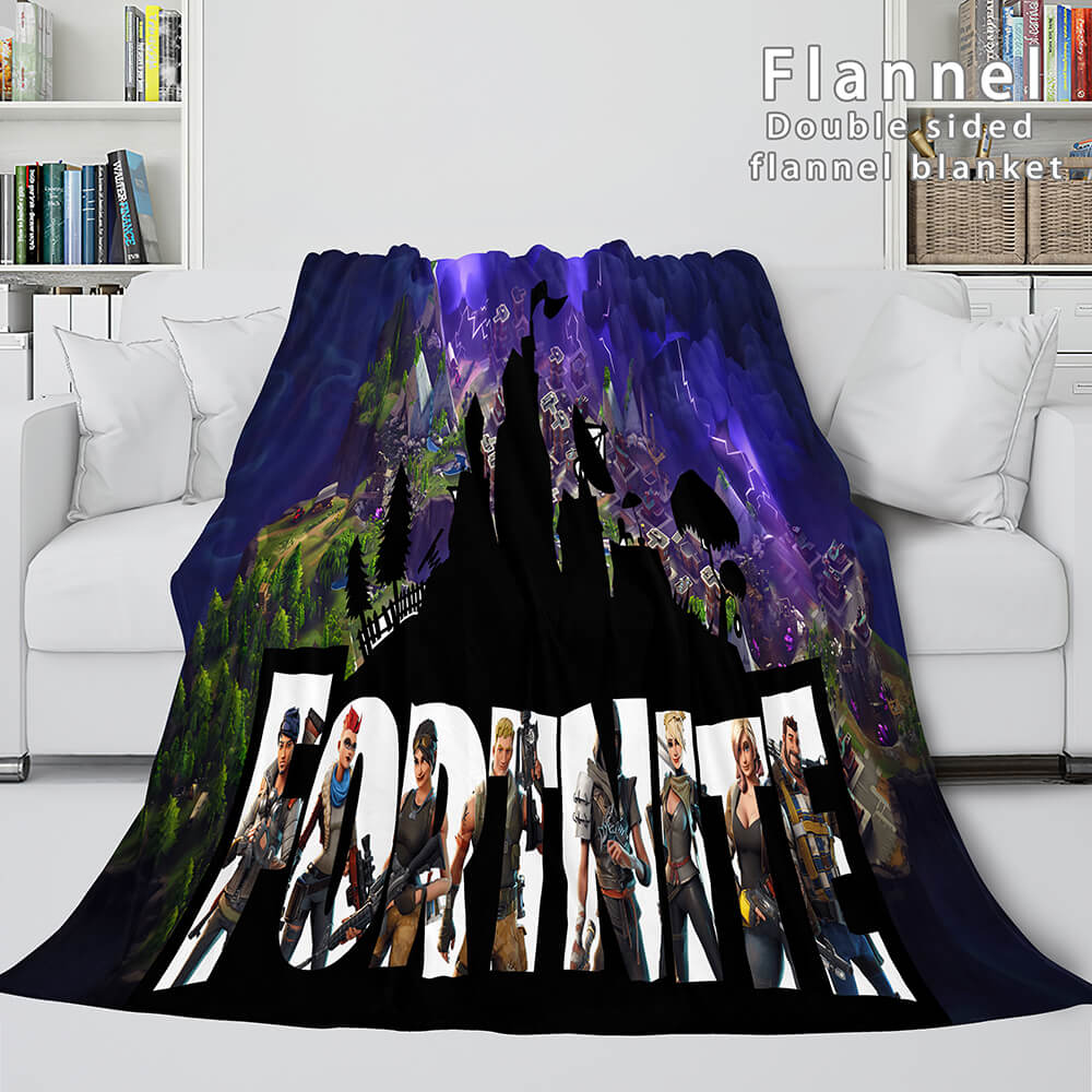Couverture en flanelle de Fortnite Cosplay
