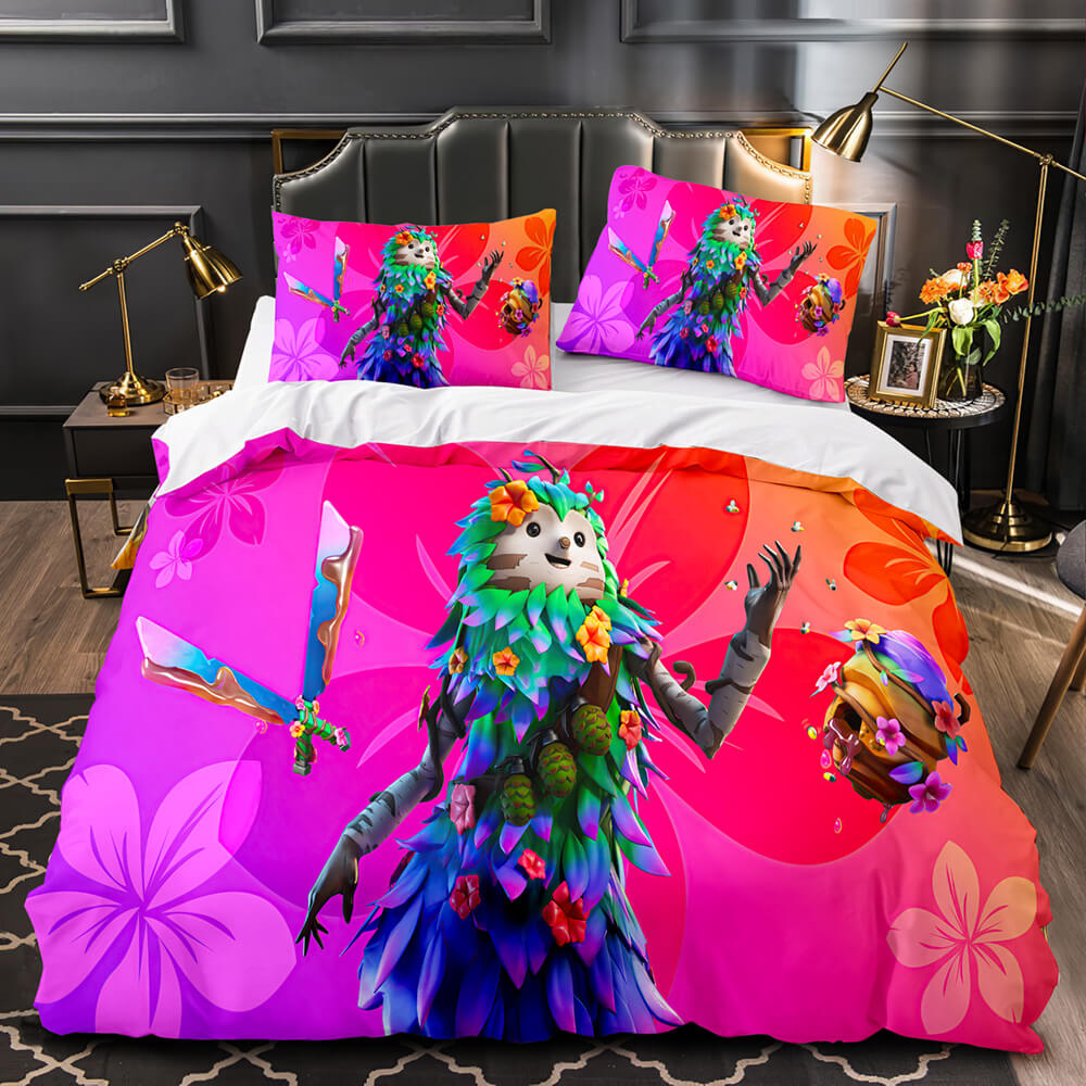 Ensemble de literie pour enfants Fortnite Cosplay Quilt Housse de couette Ensembles de draps de lit