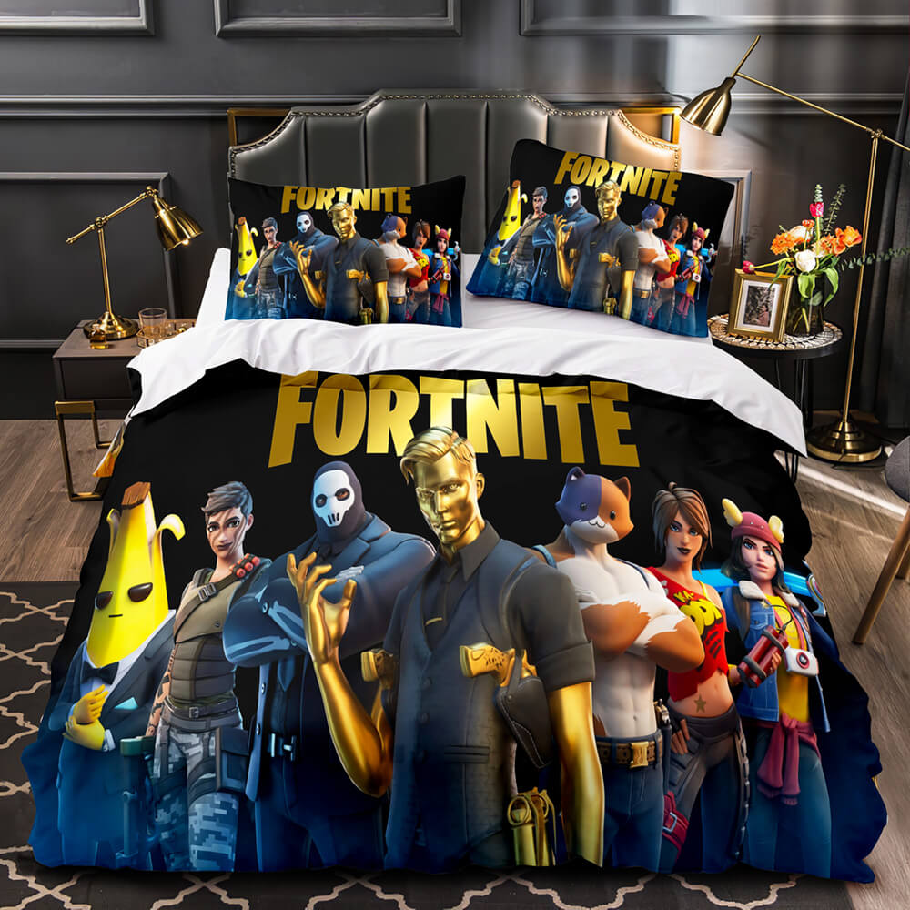 Jeu Fortnite Cosplay ensemble de literie couette housses de couette ensembles de draps