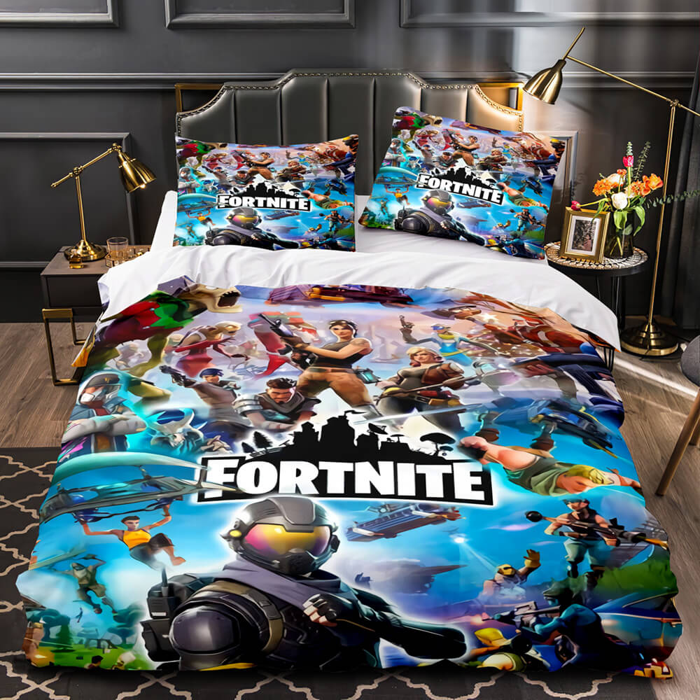 Jeu Fortnite Cosplay ensemble de literie couette housses de couette ensembles de draps