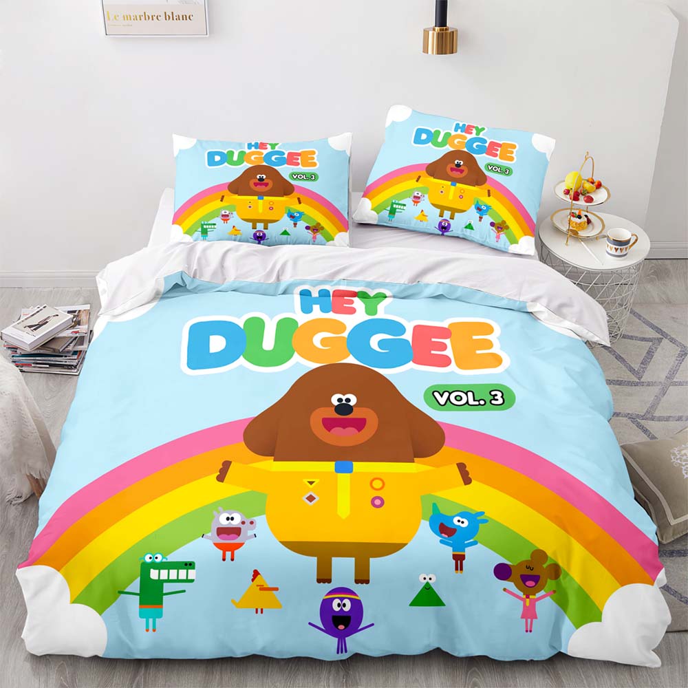 Hey Duggee Bedding Set Pattern Quilt Cover Without Filler