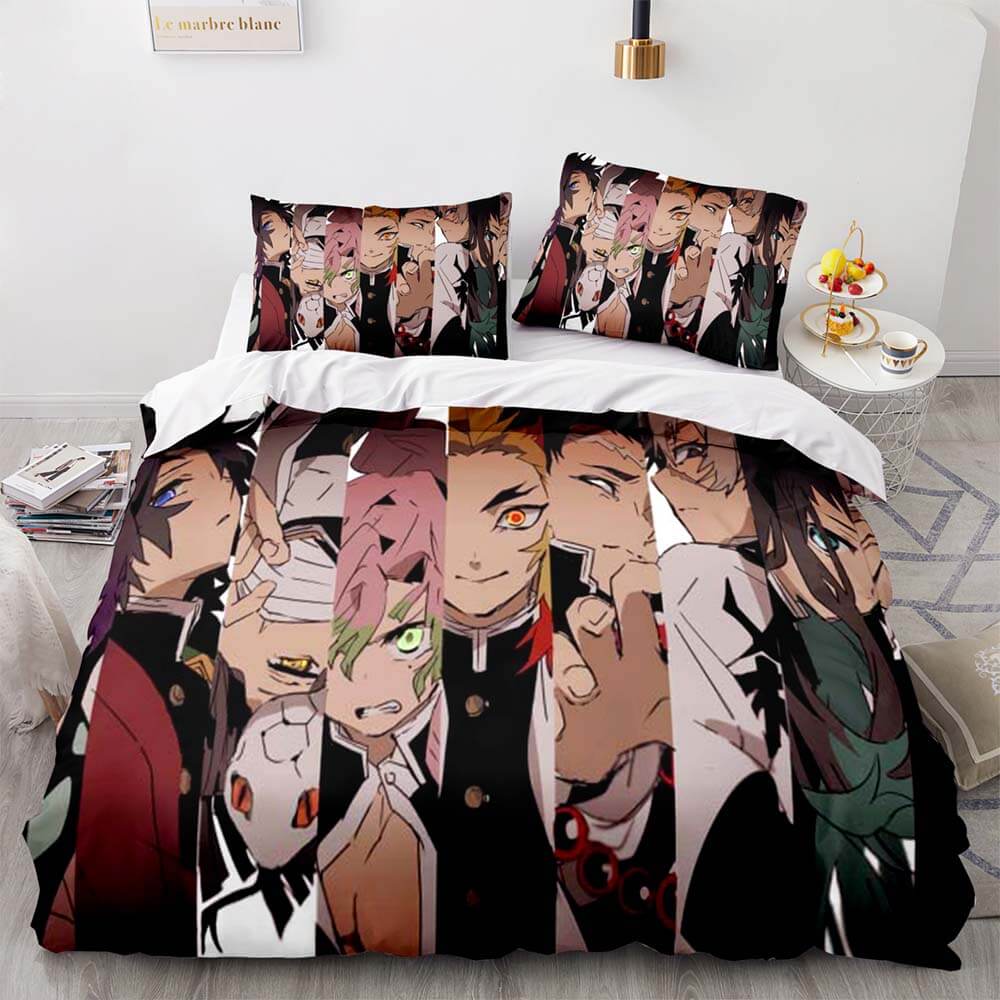 Japon Anime démon tueur ensemble de literie Cosplay housse de couette ensembles de lit