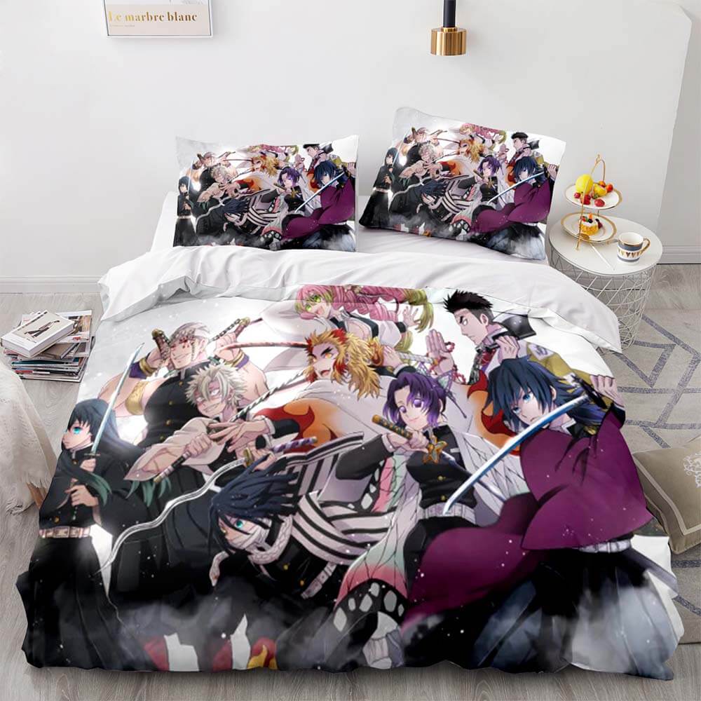 Japon Anime démon tueur ensemble de literie Cosplay housse de couette ensembles de lit