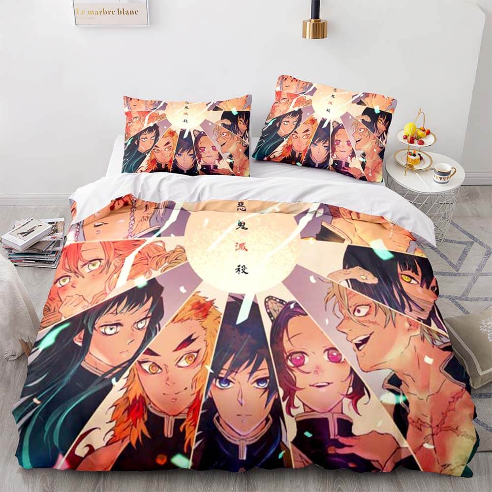 Japon Anime démon tueur ensemble de literie Cosplay housse de couette ensembles de lit