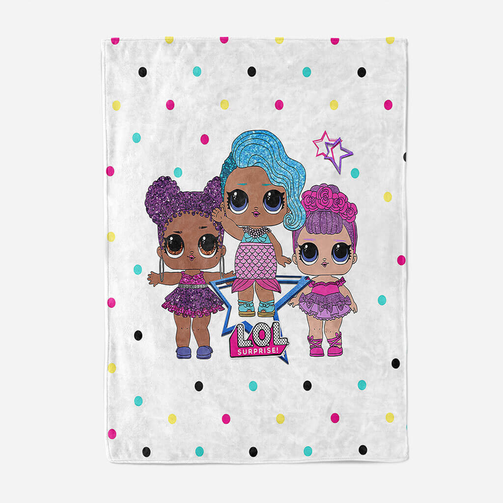 L.O.L Surprise Blanket Flannel Fleece Throw Blanket Décoration de chambre