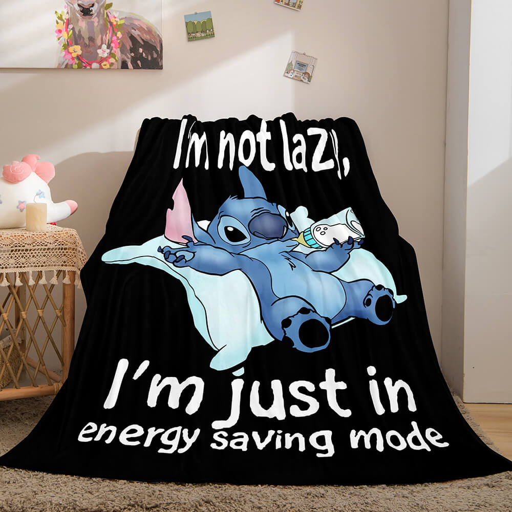 Lilo Stitch 2 Has A Glitch Blanket Flannel Fleece Throw Cosplay Blanket